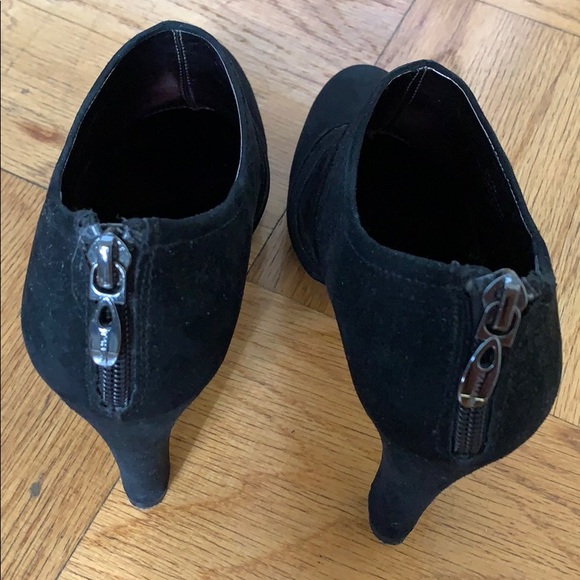 Black Suede Tahari Booties - Picture 4 of 7